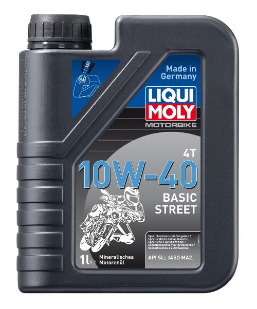 LIQUI MOLY olej silnikowy do motocykli Motorbike 4T 10W-40 Basic Street 1L